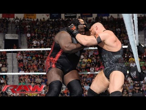 Mark Henry vs. Ryback - WrestleMania 29 Rematch: Raw, August 5, 2013