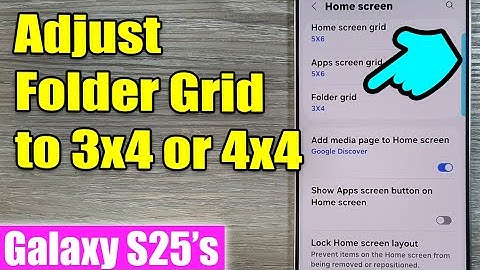 📁 How to Adjust Folder Grid to 3x4 or 4x4 on Samsung Galaxy S25/S25+/Ultra – Easy Guide!