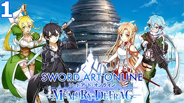 Sword Art Online Memory Defrag English Walkthrough/Gameplay Part 1 - Link Start!!!