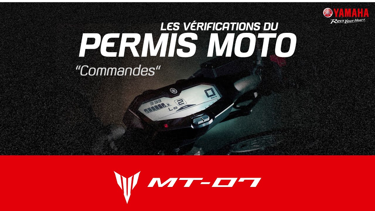 Les différentes commandes d'une moto