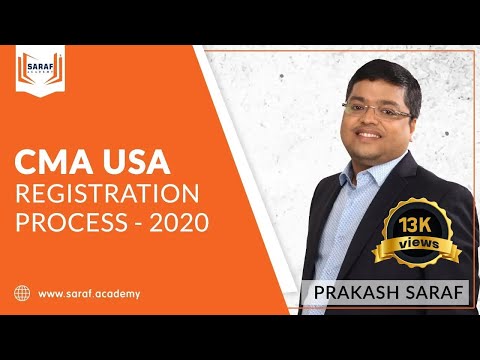 CMA USA Registration Process |  2020