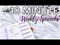 WEEKLY SPREADS IN UNDER 10 MINUTES: Quick And Easy Beginner Bullet Journal Spreads | CREATEWITHCAIT