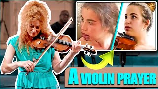 One minute violin prayer for a Hostage Violinist Agam Berger (Miri Ben-Ari)