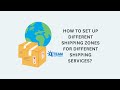 How to set up different shipping zone for different shipping services - WooCommerce