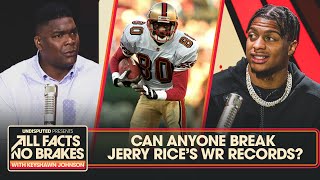 Brenden Rice eyes the biggest threat to father Jerry Rice’s WR records | All Facts No Brakes