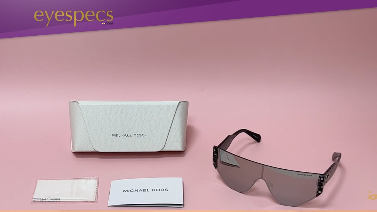 Michael Kors Park City MK1080 Sunglasses with cleaning cloth and Snap case. NWT Michael Kors Mk1080-10148G-36 | Best Sunglasses NZ - Buy DD main image 3