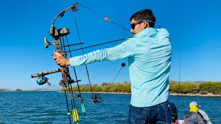 Pesca con ARCO - Pesca en Topolobampo,Sinaloa.