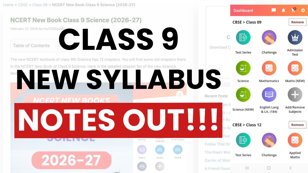 Class 9 New NCERT 2026 🔥 Full Details on App | New Course 2026 | Full ...