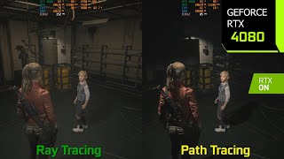 Resident Evil 2 Remake Path Tracing Mod vs Ray Tracing - Graphics/Performance Comparison | RTX 4080 Wealth