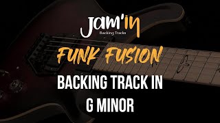 Video thumbnail of "Funk Fusion Guitar Backing Track in G Minor"