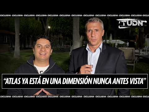 RED AND BLACK PASSION! Hernán Crespo: "In the future, I'd like to see Atlas win always" | TUDN