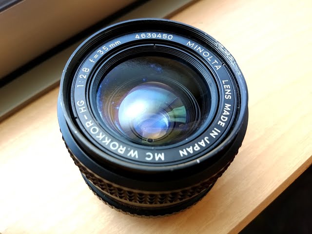 MINOLTA MC W.ROKKOR-HG 35mm F2.8 - YouTube