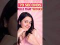 The 70 Seconds Rule? How To Reset Your Mind Instantly🩷