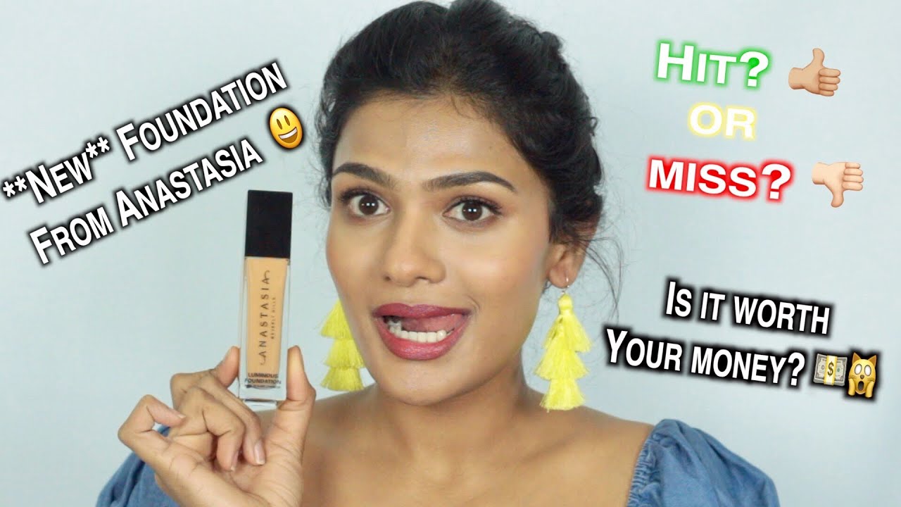 ANASTASIA BEVERLY HILLS Luminous Foundation Review/Demo/Wear Test On  Tan/Indian/Brown/Medium Skin - YouTube | Foundation