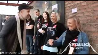 Metallica - Meet And Greet with Lars in Danish [Horsens June 6, 2012] HD