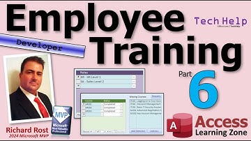 Het volgen van de training en/of certificering van werknemers in Microsoft Access, deel 6