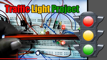 Traffic Light Project using IC 555