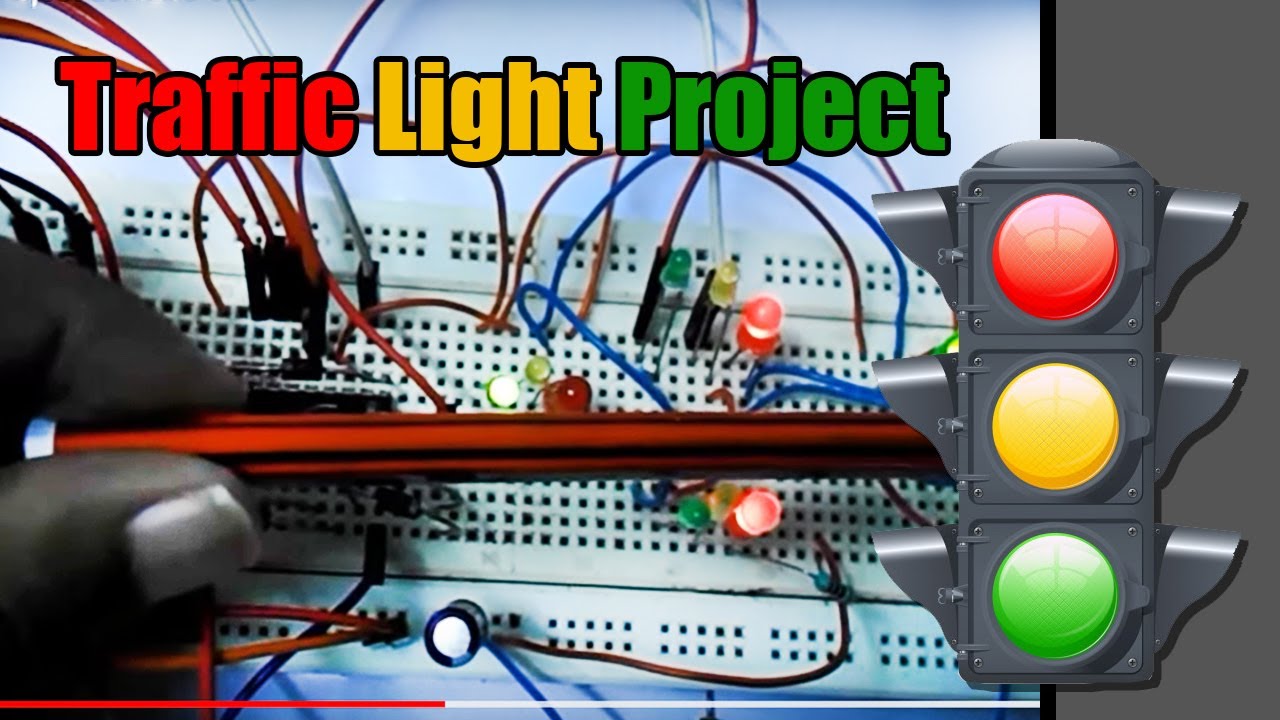 Traffic Light Project using IC 555 - YouTube