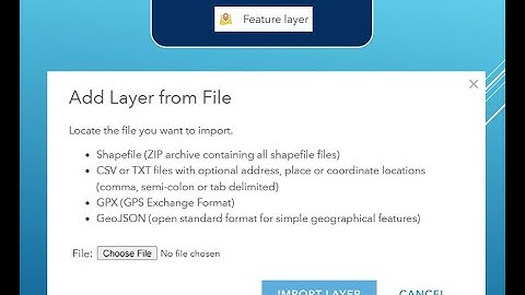 ArcGIS Online With public account - 5. How can upload layer using map viewer classic?
