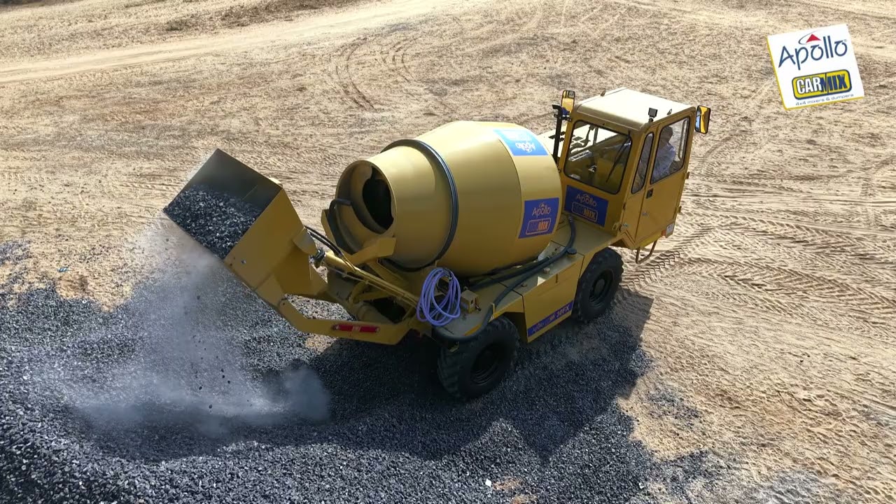Apollo Carmix Self Loading Concrete Mixer 30FX (3 m3/Batch Capacity)
