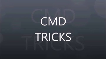 CMD TRICKS   Create Undeletable Folders