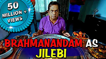 Brahmanandam as Jilebi | Double Attack (Naayak) Hindi Dubbed Best Comedy Scenes | Ram Charan