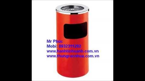 CTY BÁN THÙNG RÁC GẠT TÀN THUỐC