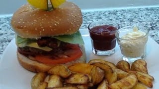 Hamburger American Style Fatto In Casa Videoricetta Youtube