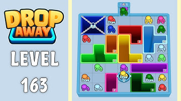 Drop Away level 163 gameplay solution