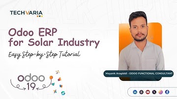 Odoo ERP for Solar Industry - Step-by-Step Live Demo