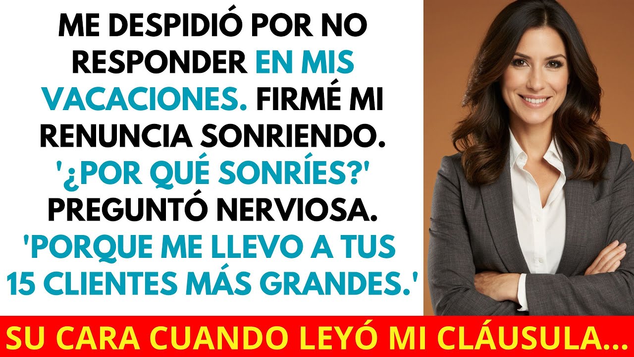 Mi Jefa Me Despidió por No Trabajar en Vacaciones… Pero Mi Cláusula de Salida Sacudió la Empresa