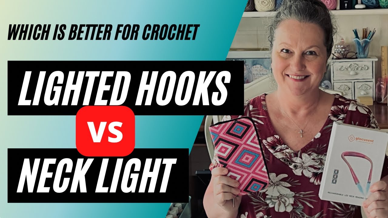 LIGHT UP INTERCHANGEABLE CROCHET HOOK REVIEW! 