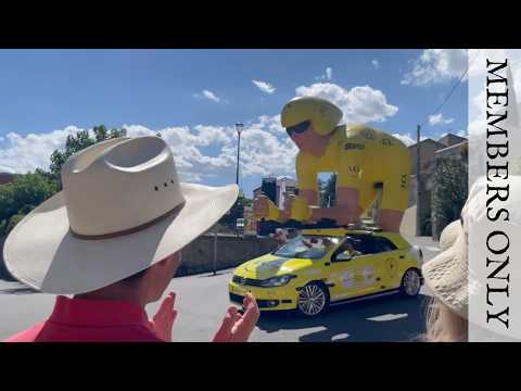 La tour de france femmes came to our village!