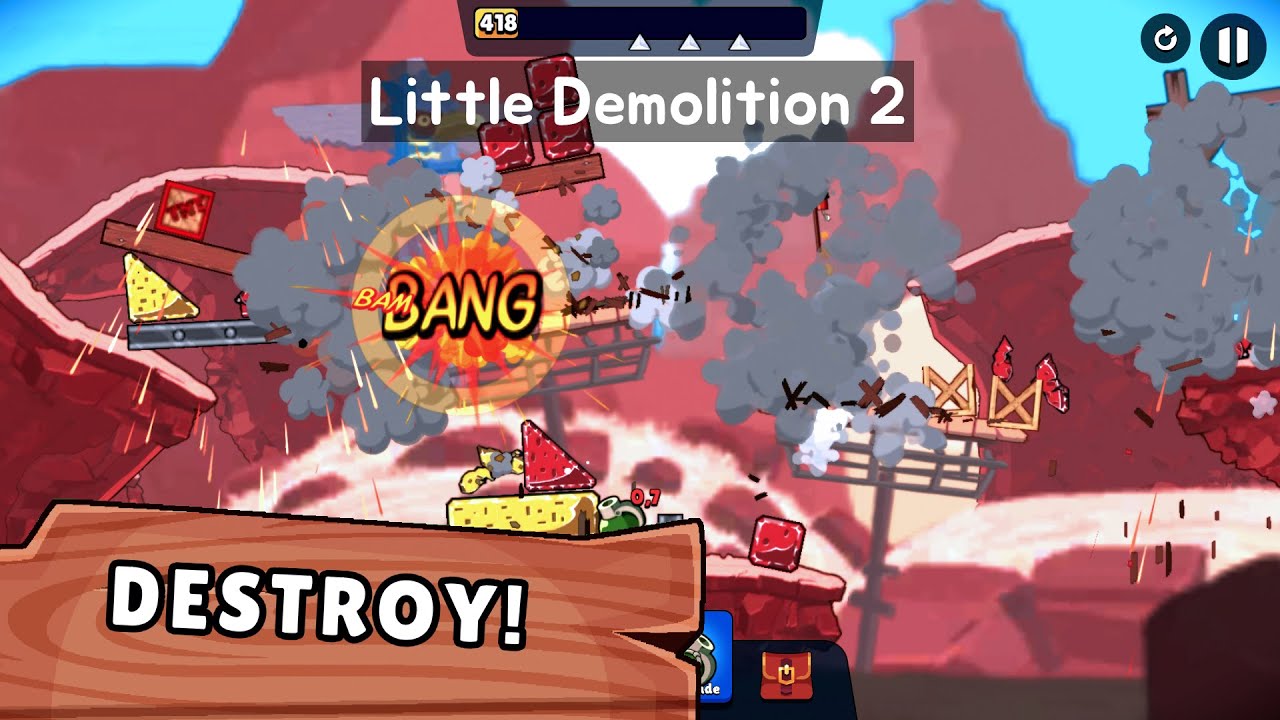 Little Demolition 2 - 게임플레이 영상 [모바일게임]