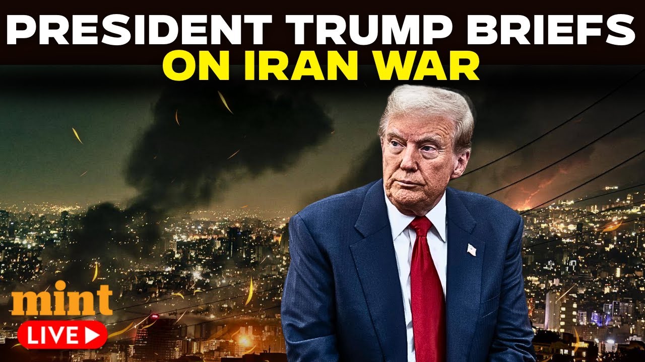 Trump LIVE: President Trump Urgent Briefing On Iran War | US Iran War | Netanyahu | Israel