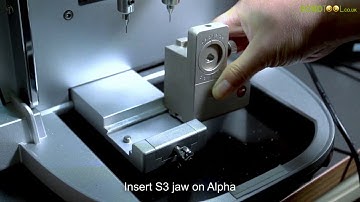 How to Calibrate S4 Jaw（Tibbe Key Jaw） on Alpha Automatic Key Cutting Machine