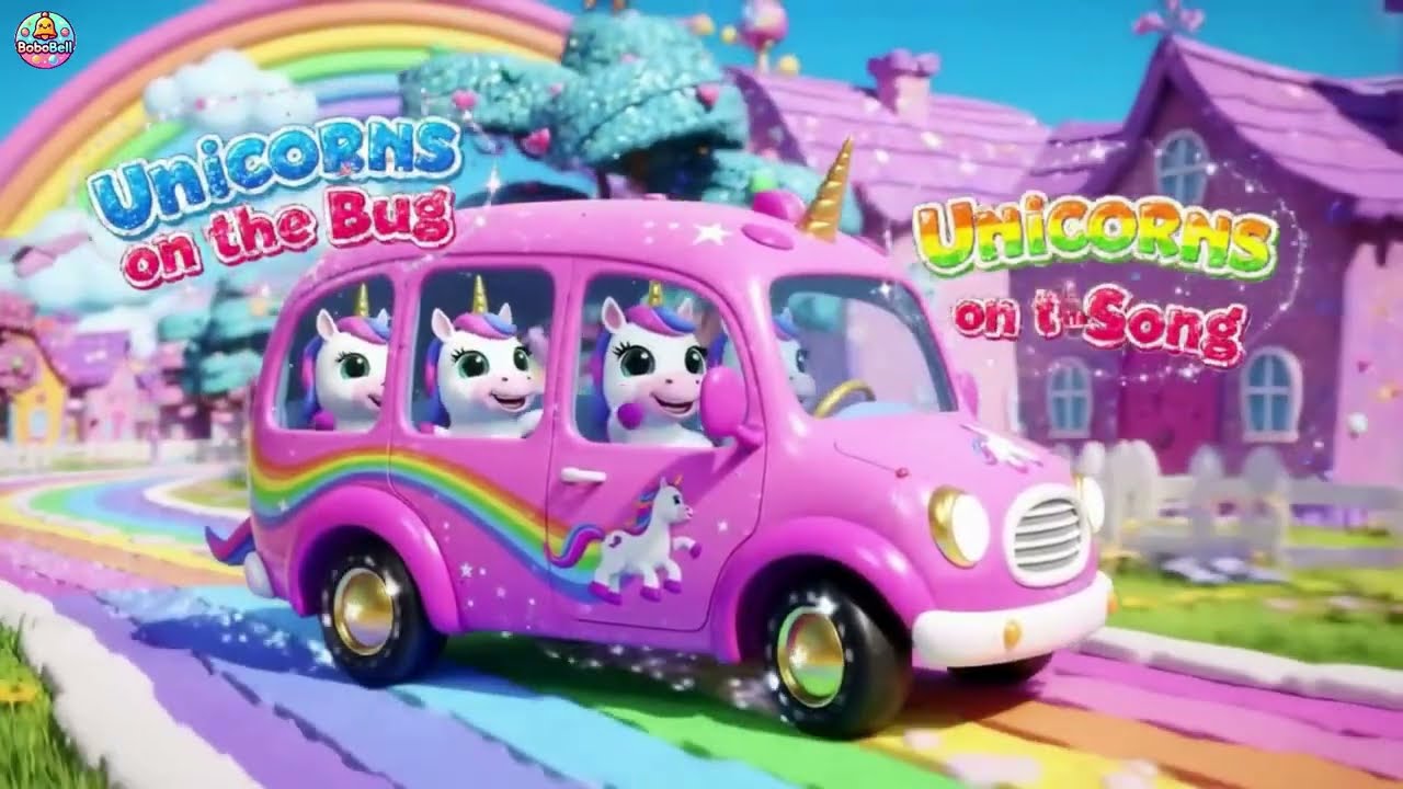 Unicorn on the Bus 🦄🚌 | Fun Action Song for Kids