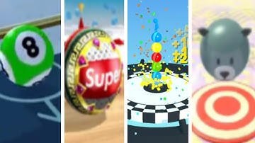 Rolling Doubles vs Going Balls Super SR vs Stack Rider vs Action Balls I Mobile games for Android an