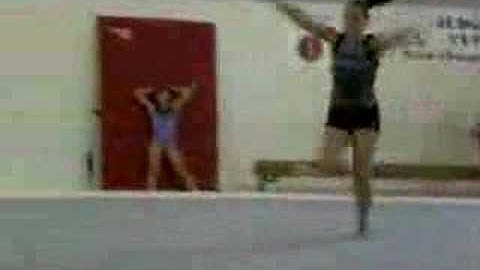 Roundoff 1 1/2 punch front