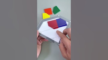 Can you fit five diamonds into the frame？#iqtest #puzzle #iqtes #jigsaw #diy #iqlegend #jigsawpuzzle