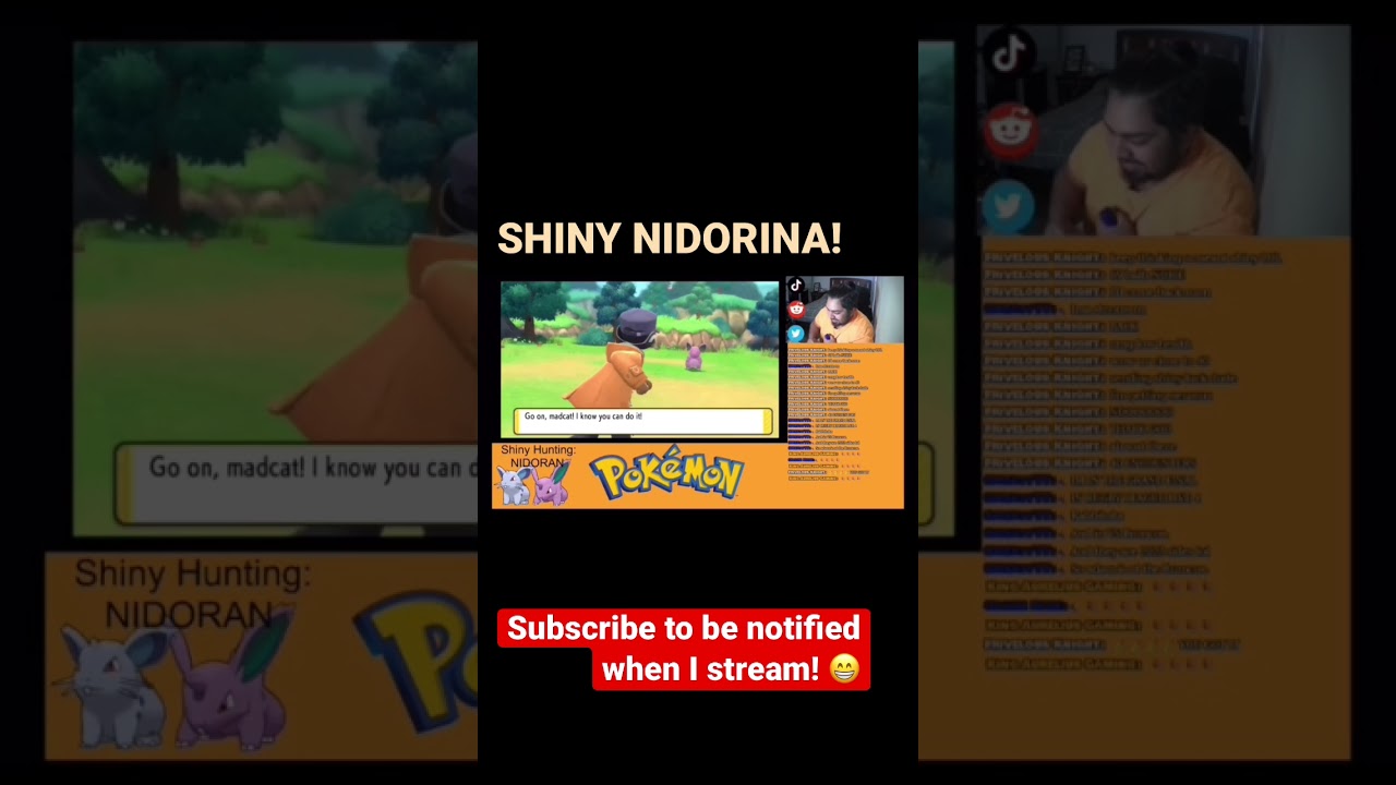 ENCOUNTERED A SHINY NIDORINA! 