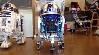 R2 showing some tricks at Maker Faire 2013