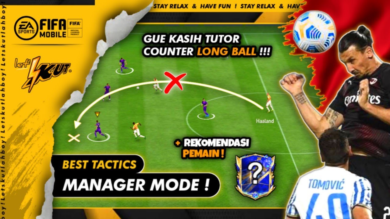 TUTOR ( LONG BALL COUNTER ) !!! + Rekomendasi CB Fifa Mobile 22