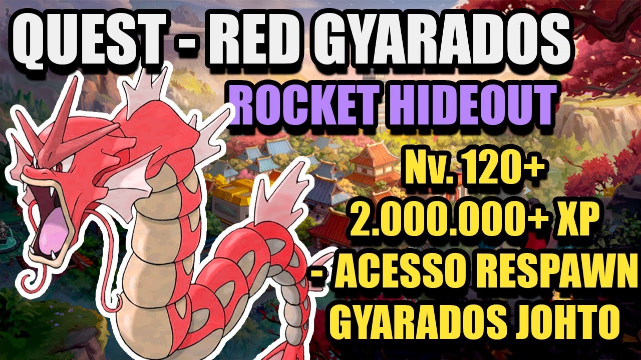 PXG – Como Fazer a Quest do Red Gyarados (Guia Completo + Dicas) | PokexGames Johto