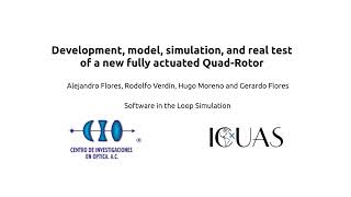 Software in the Loop simulation of a fully actuated quad-rotor