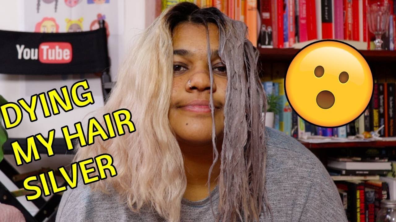 Dyeing Asian Hair Grey Silver I Want To Dye Ep 3 Youtube