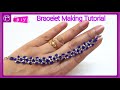 Beads Bracelet ||Jewellery Making at Home || Bugle Beads Bracelet  || Rubeads Jewelry DIY