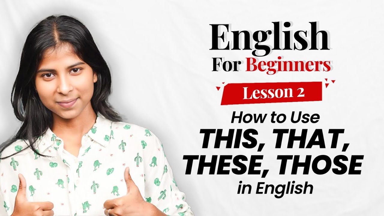 How to use This,That,These,Those & Singular,Plural sentences || English ...