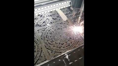 Máy cắt CNC plasma - cắt cửa cổng hoa văn 2