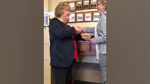Norma Sparks swearing in as Carroll County Clerk